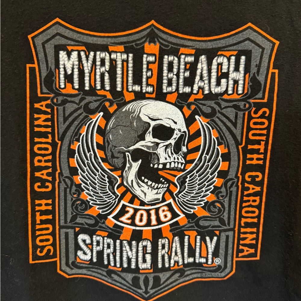 Myrtle Beach South Carolina 2016‎ Bike Week Motorcycle Spring Rally MED Shirt